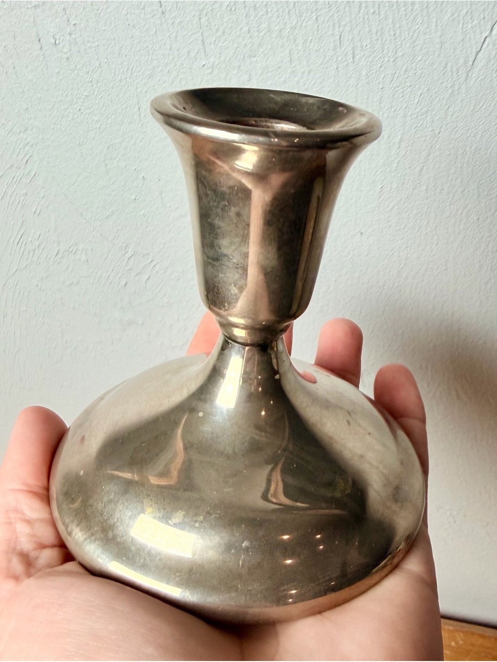 Vintage Wm. A. Rogers Silverplate Candlestick Holders, Pair, Mid Century - Picture 9 of 14